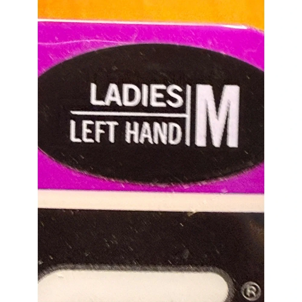 Ping M-Fit Ladies LeftHand Golf Glove Medium Solite Cabretta Leather Stone White